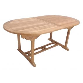 Teak Oval Extension Table